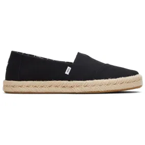 Black Jute Wrap Espadrilles