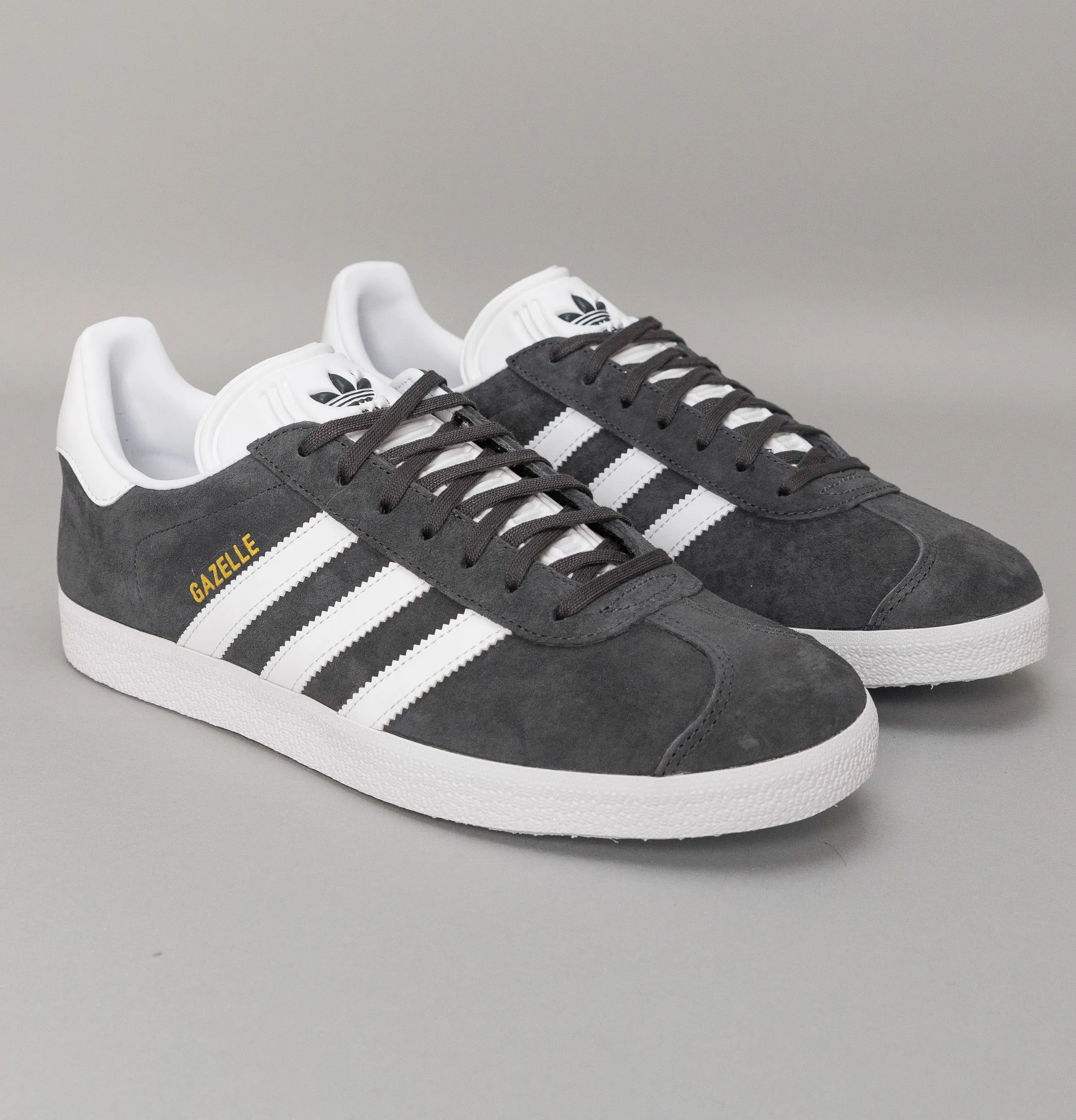 Adidas Gazelle Trainers Dark Grey Heather