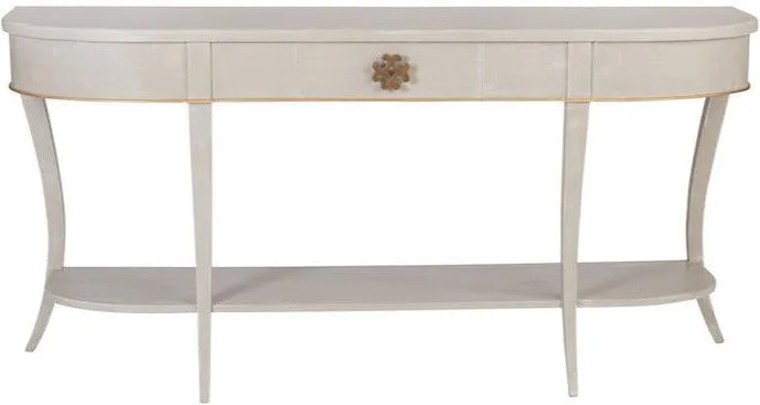 Allure Curved Demilune Console Table