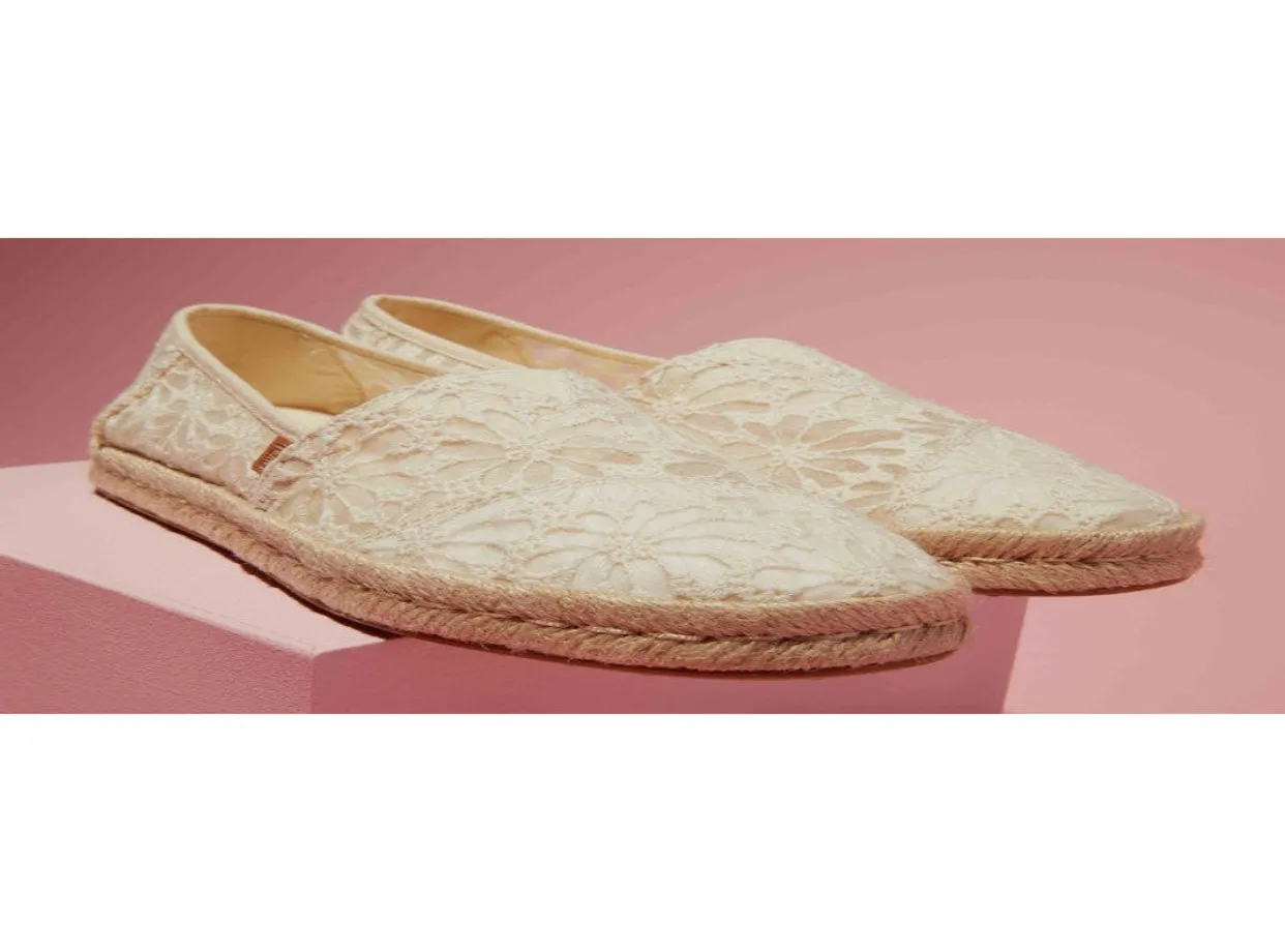 Alp Rope 2.0 White Lace Espadrilles