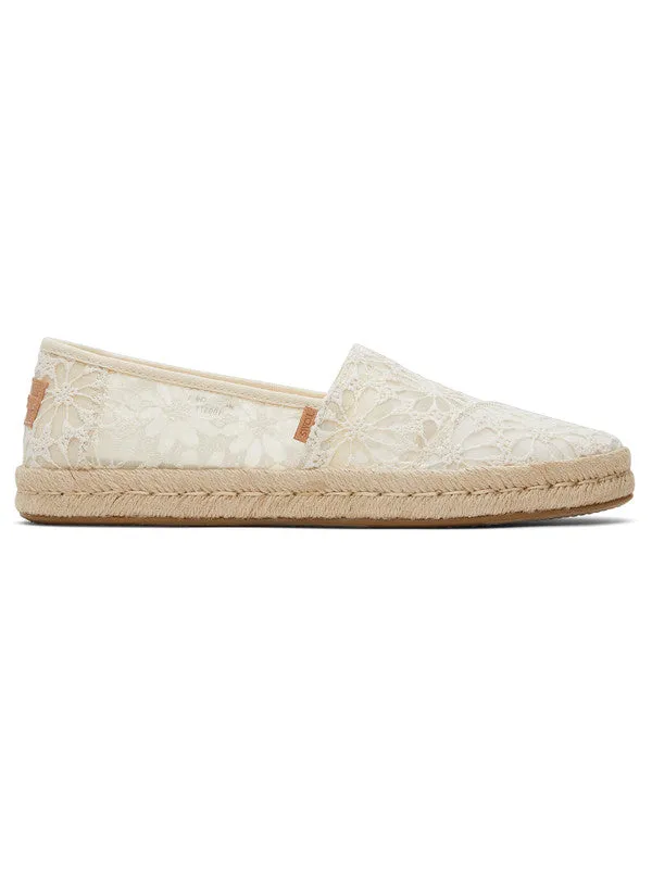 Alp Rope 2.0 White Lace Espadrilles