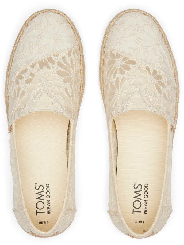 Alp Rope 2.0 White Lace Espadrilles