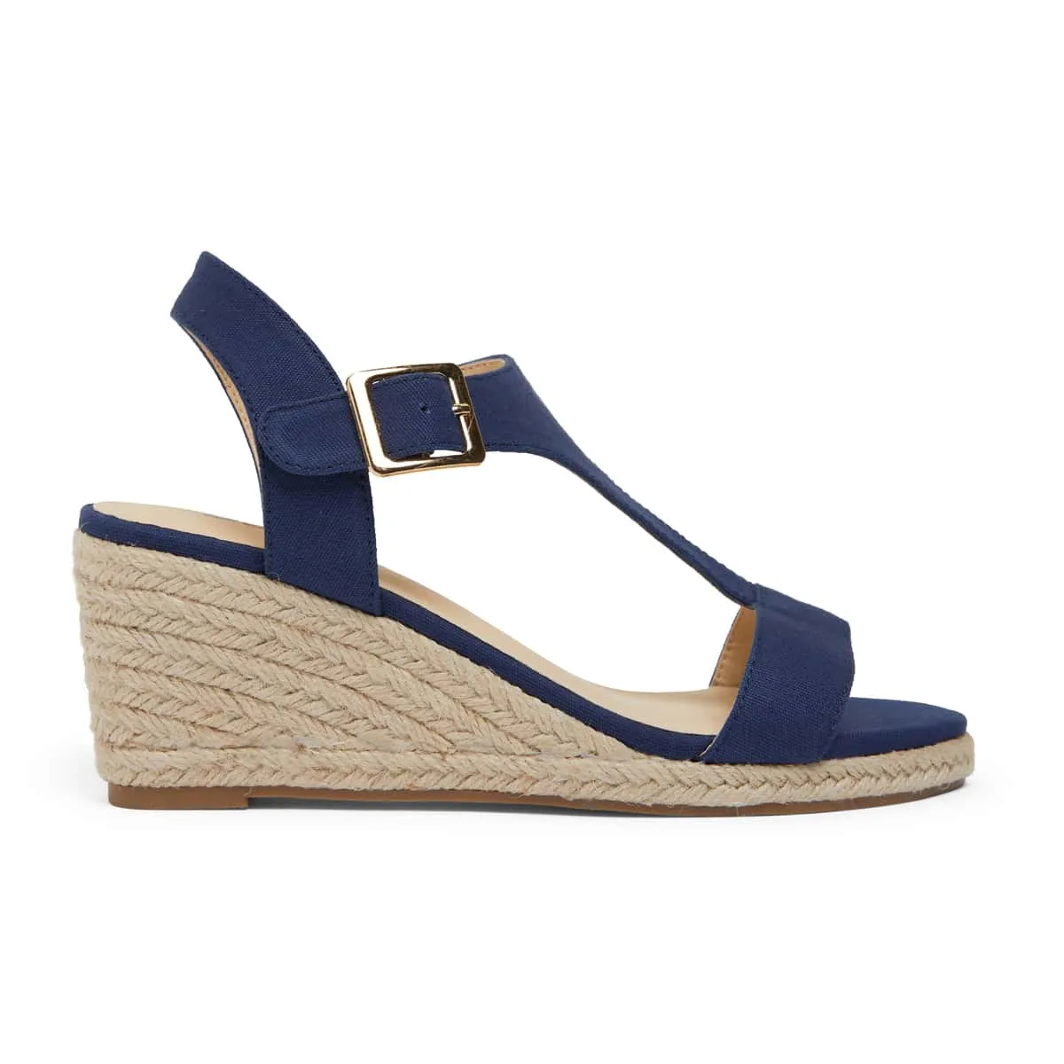 Anchor Espadrille in Navy Fabric