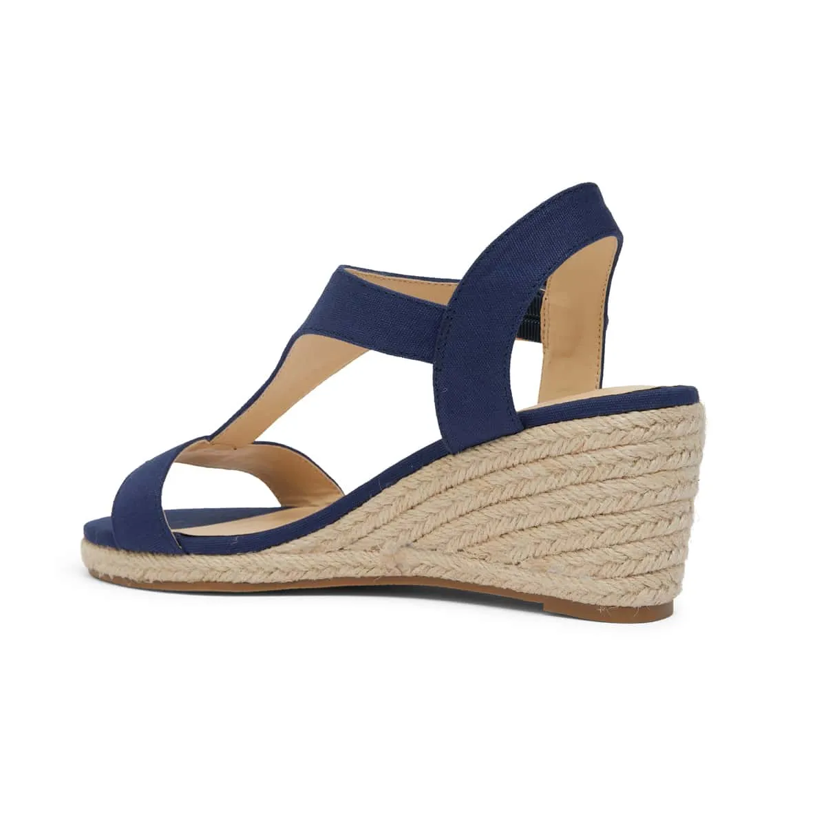 Anchor Espadrille in Navy Fabric