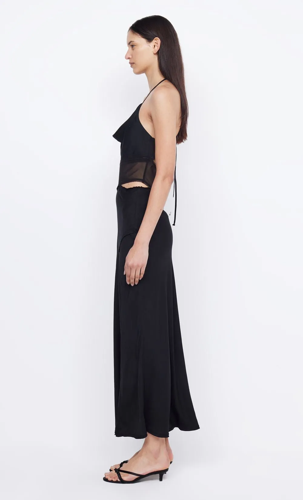 Bec and Bridge Max Halter Gown - Black