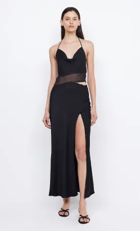 Bec and Bridge Max Halter Gown - Black