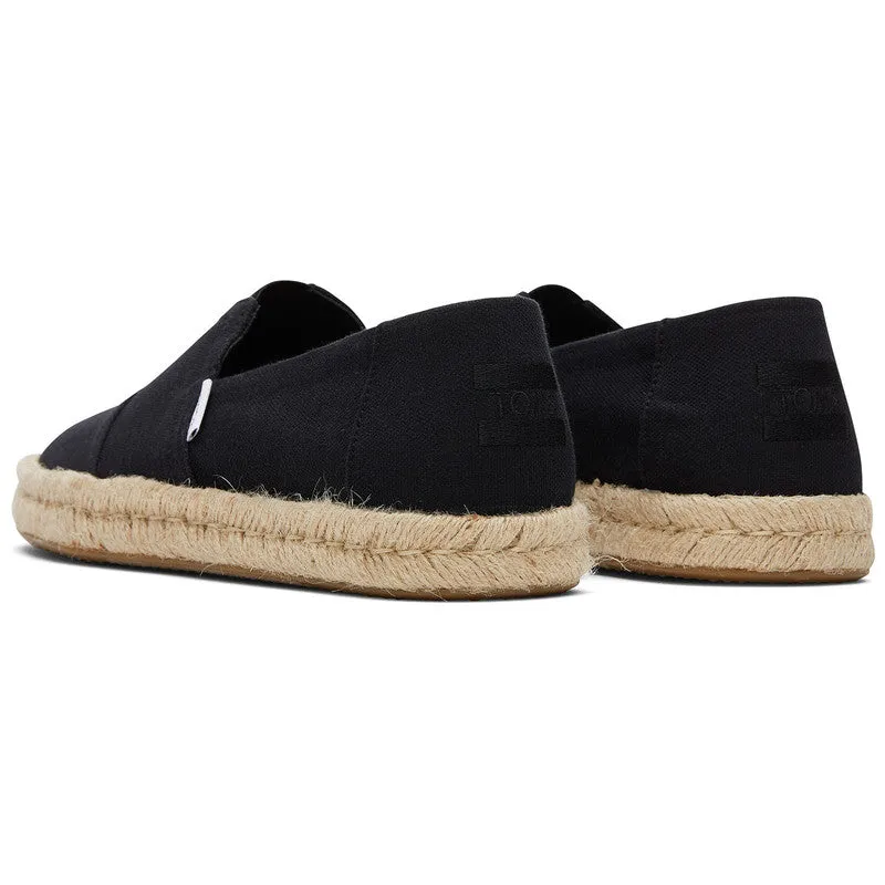 Black Jute Wrap Espadrilles