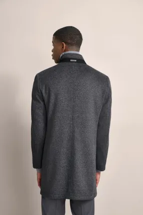 Bugatti Wool Coat | Grey