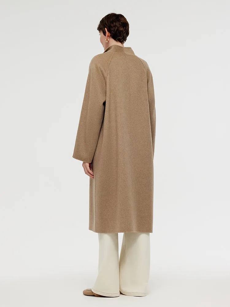 Cashmere Lapel Unisex Overcoat