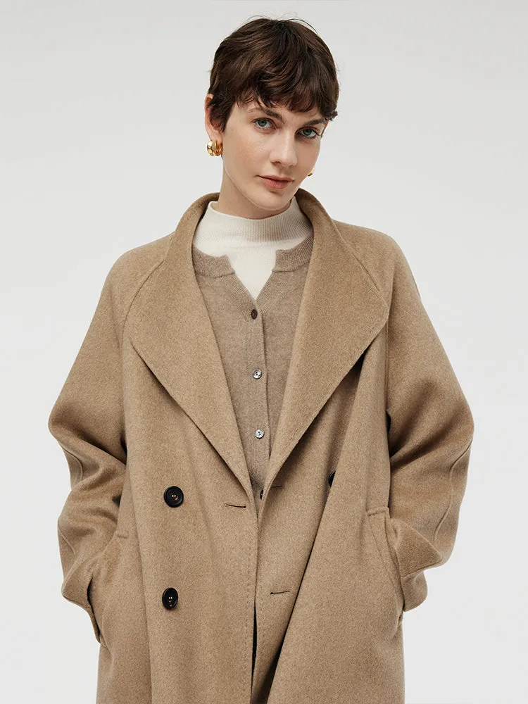 Cashmere Lapel Unisex Overcoat