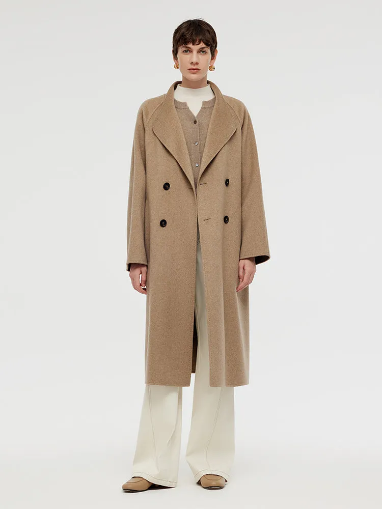 Cashmere Lapel Unisex Overcoat