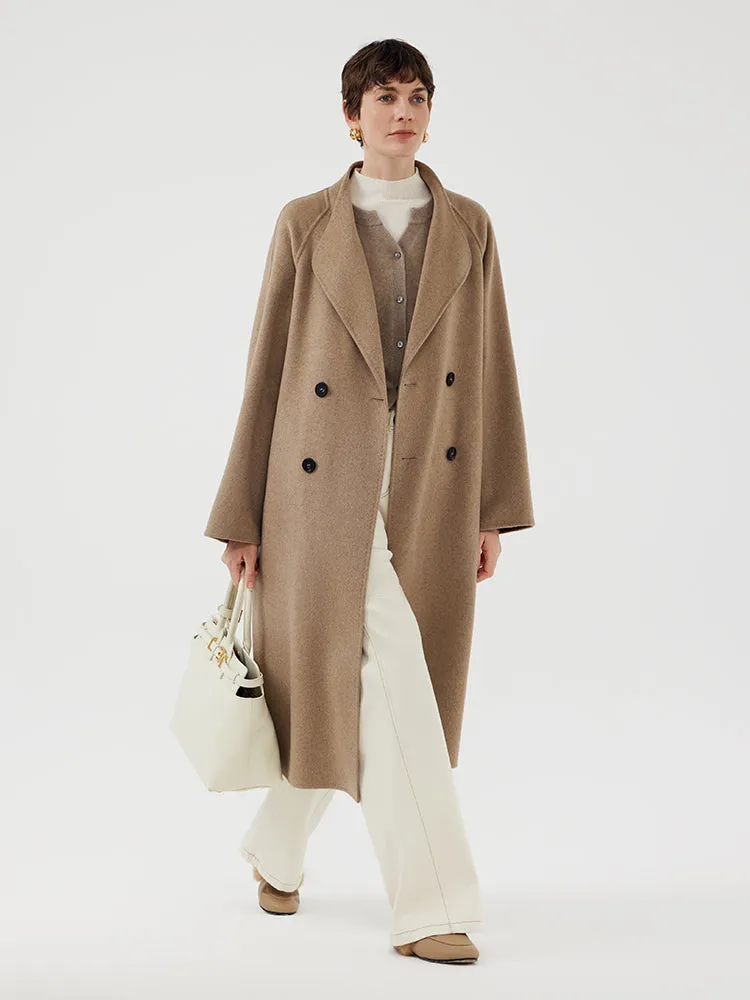 Cashmere Lapel Unisex Overcoat