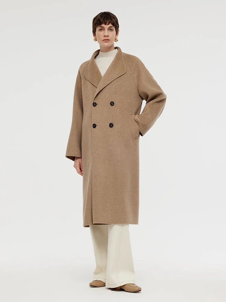 Cashmere Lapel Unisex Overcoat