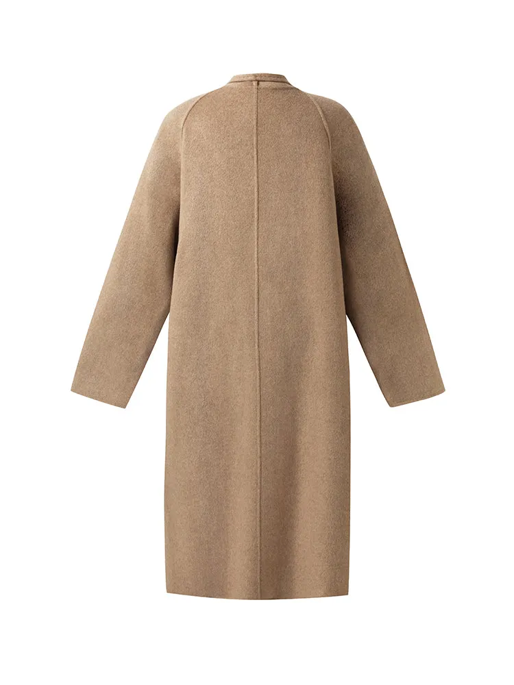 Cashmere Lapel Unisex Overcoat