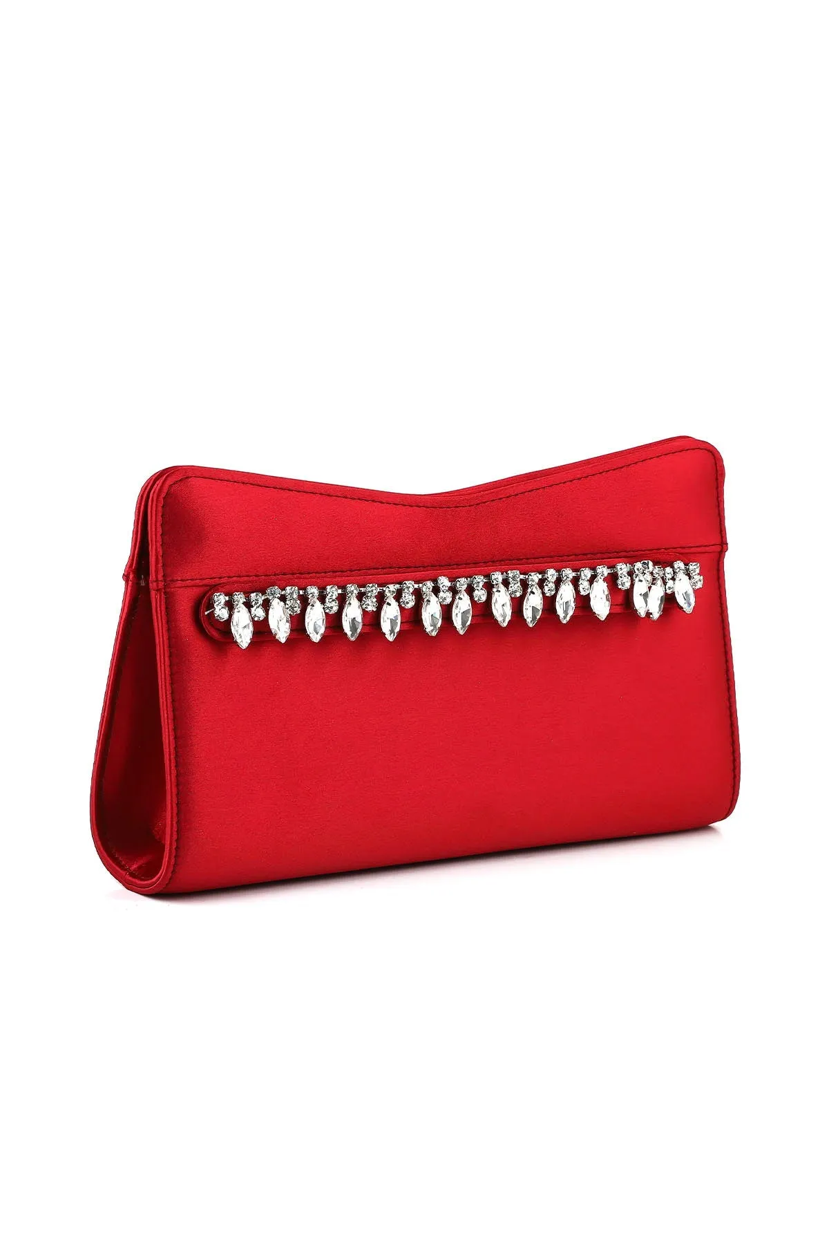 Casual Clutch B20747-Maroon