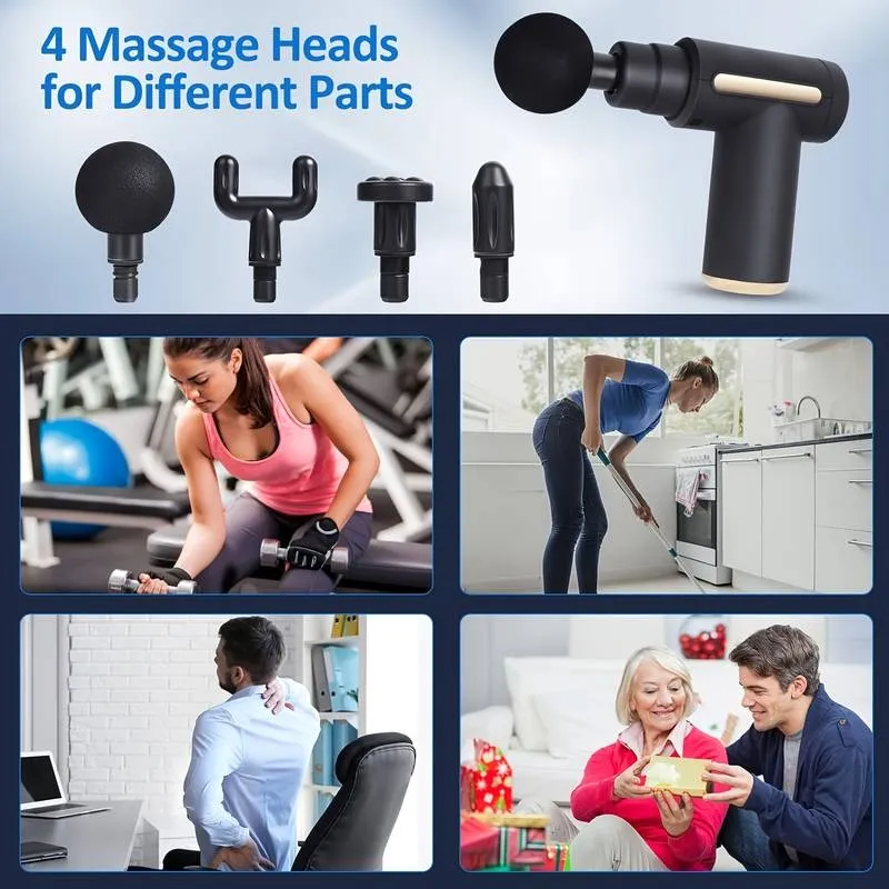 Compact & Lightweight Massage Gun Portable Massager Ultra Compact Elegant Design Massager | 720-32