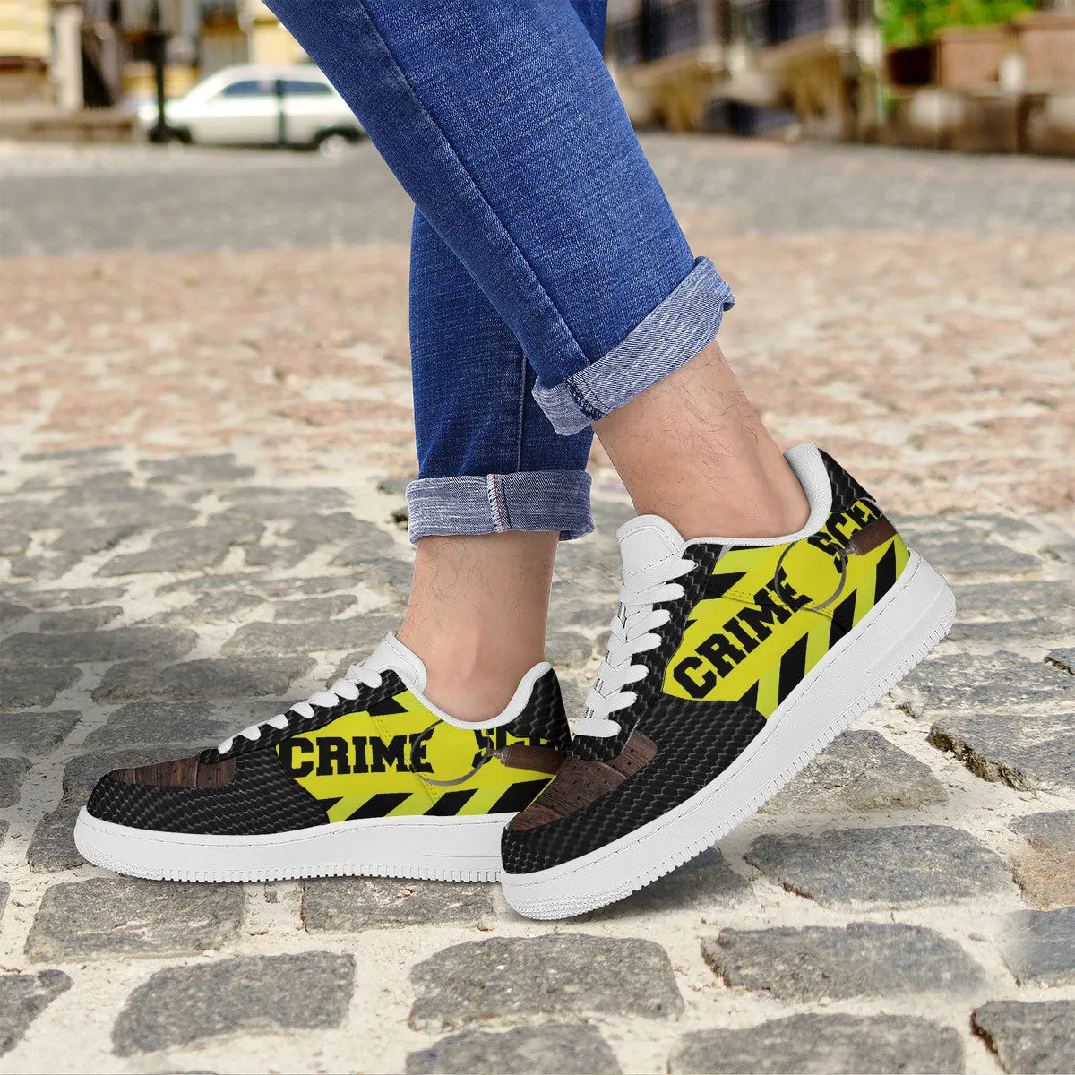 Crime Scene Unisex Sneaker | Low Top Customized | Shoe Zero