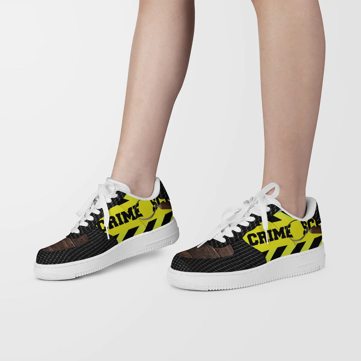 Crime Scene Unisex Sneaker | Low Top Customized | Shoe Zero