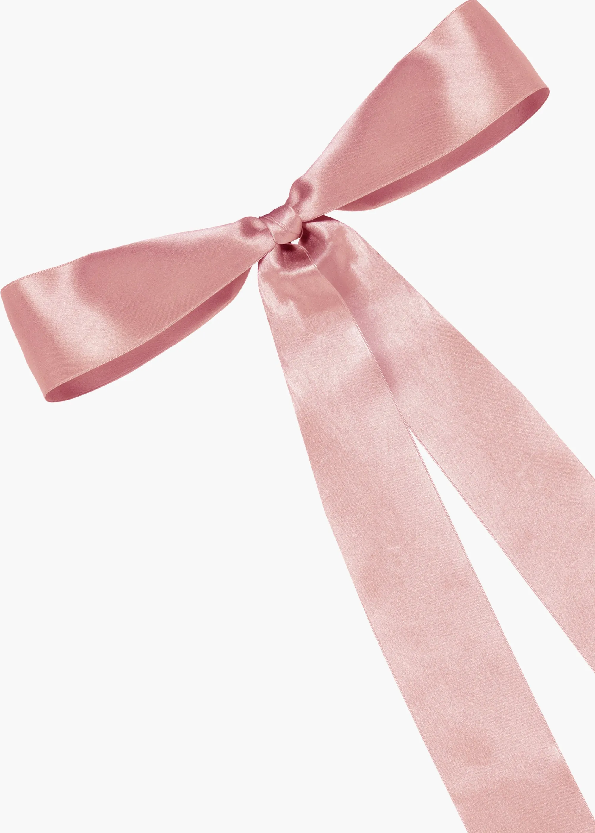 Darla Bow Barrette -- Blush