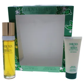 Diamonds and Emeralds by Elizabeth Taylor for Women - 2 pc Gift Set