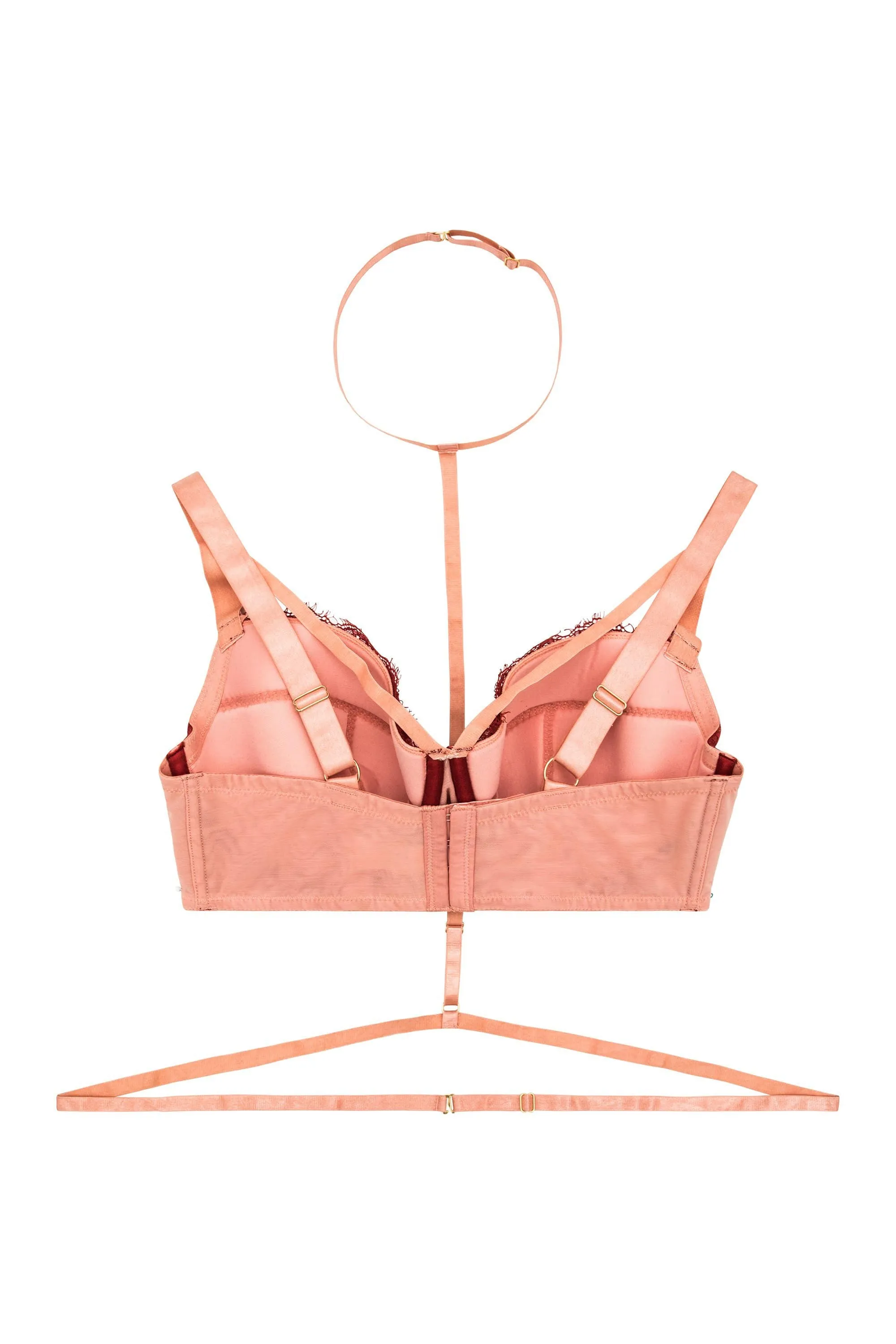 Draper Pink Lace Harness Bra