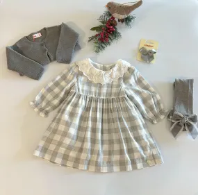 Dress - Grey Check