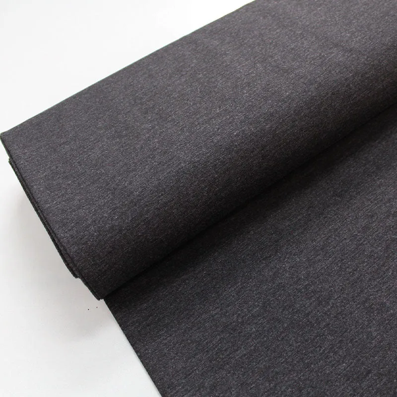 Dressmaking Ponte Roma - Charcoal Marl