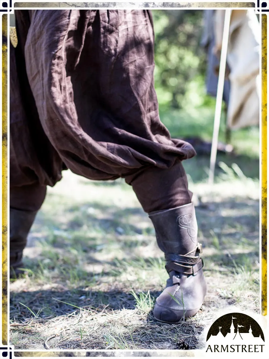 Embossed Viking Boots