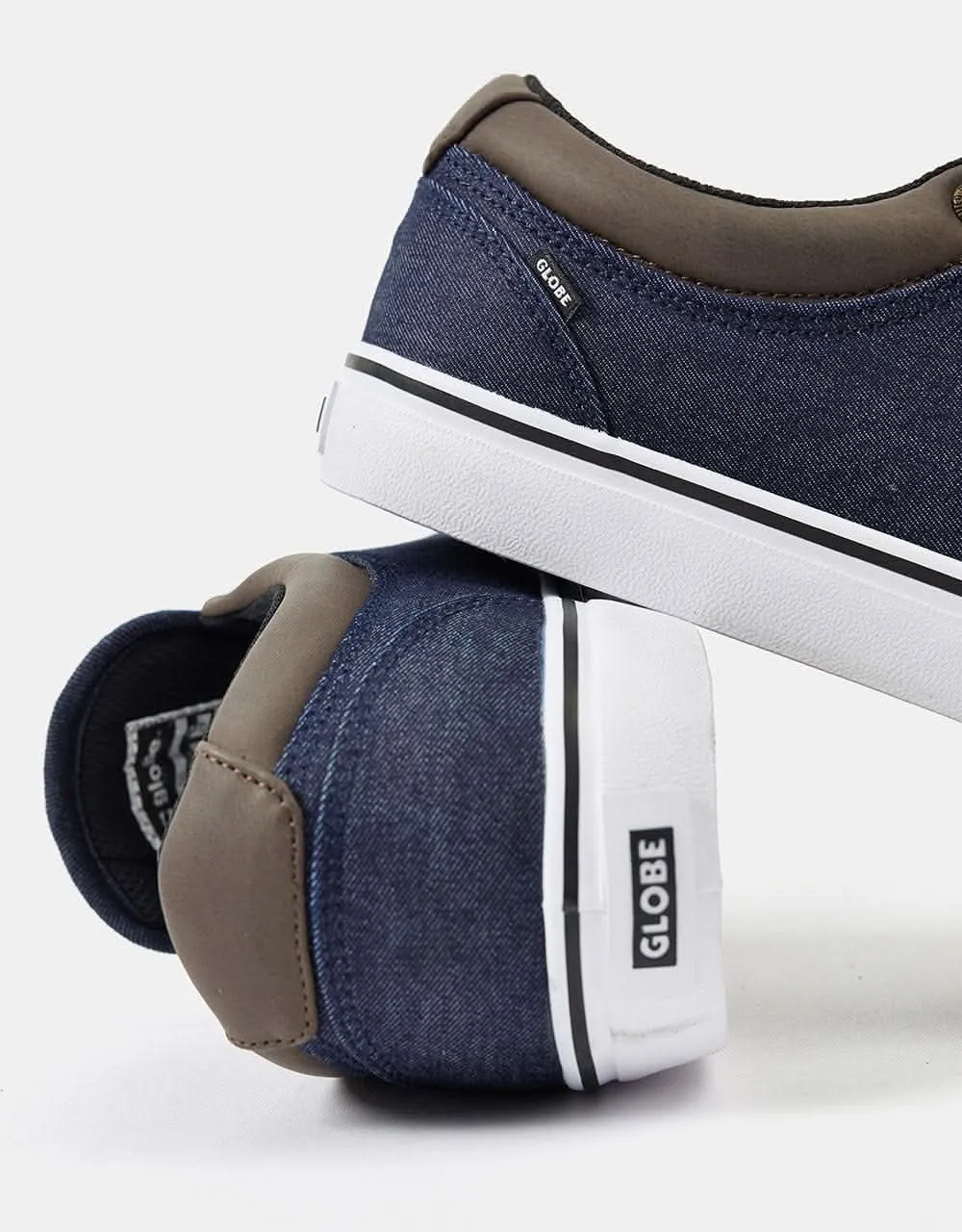 Globe GS Skate Shoes - Dark Denim/White