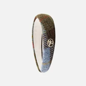 HARRIS TWEED CIRCLE LOGO HAIR BAND