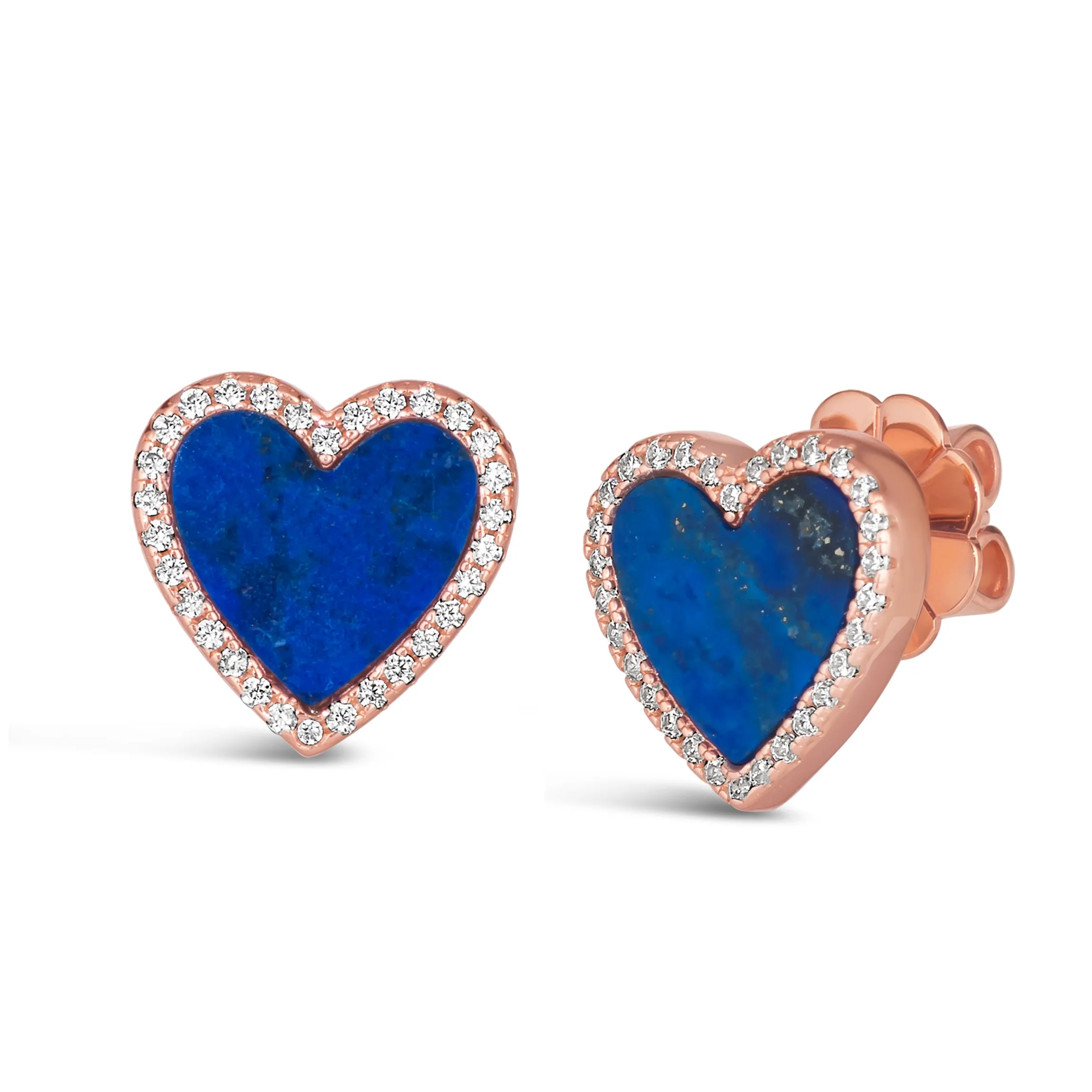 House of Hearts Lapis Lazuli Earrings