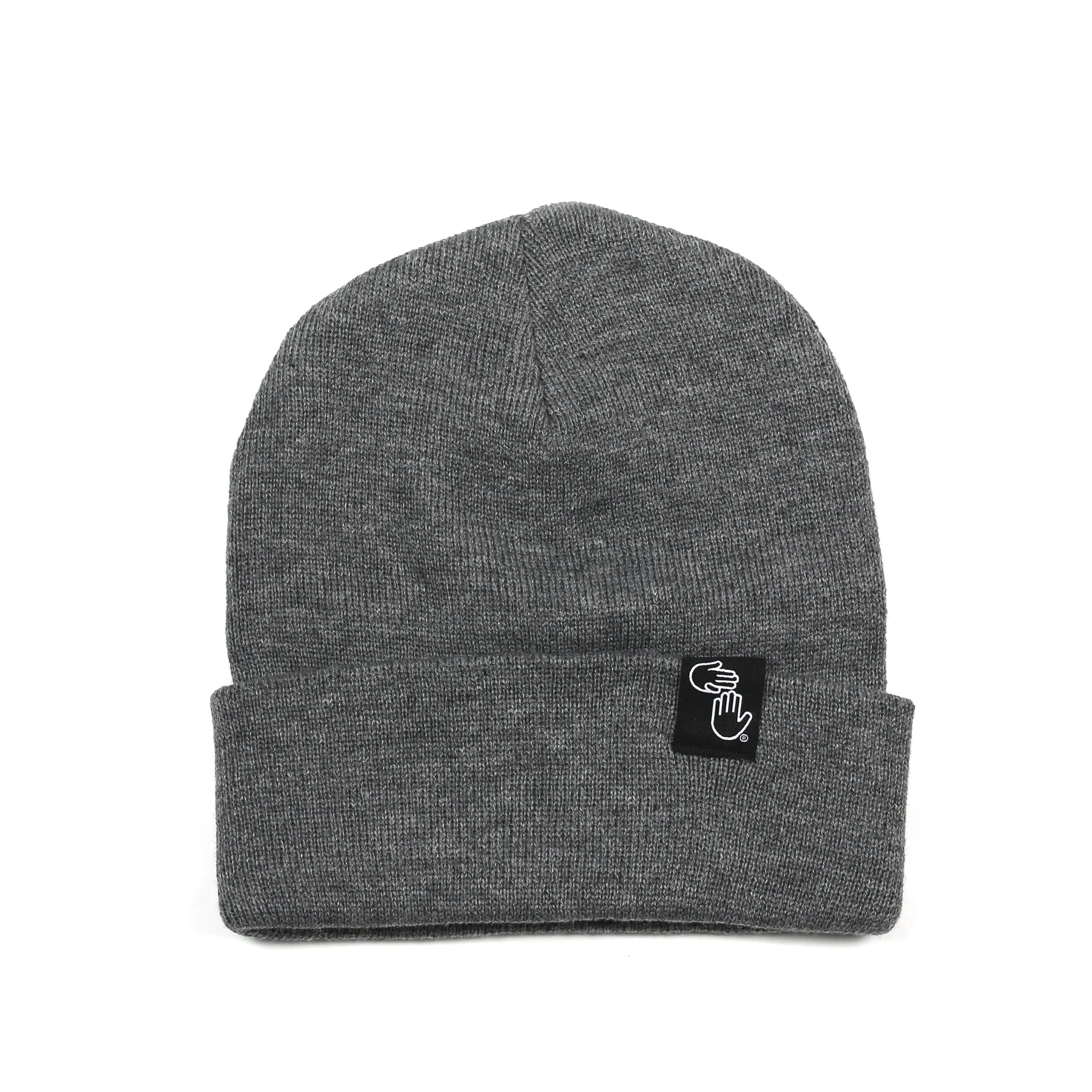 Knit Beanie (Dark Heather Grey)