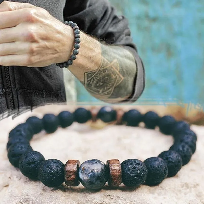 Lava Rock Bracelet