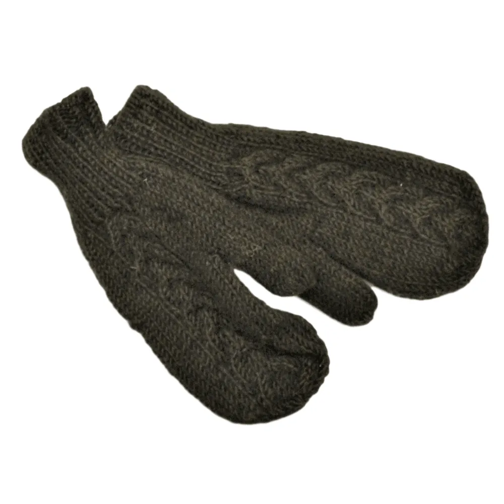 Lined Wool Mitts