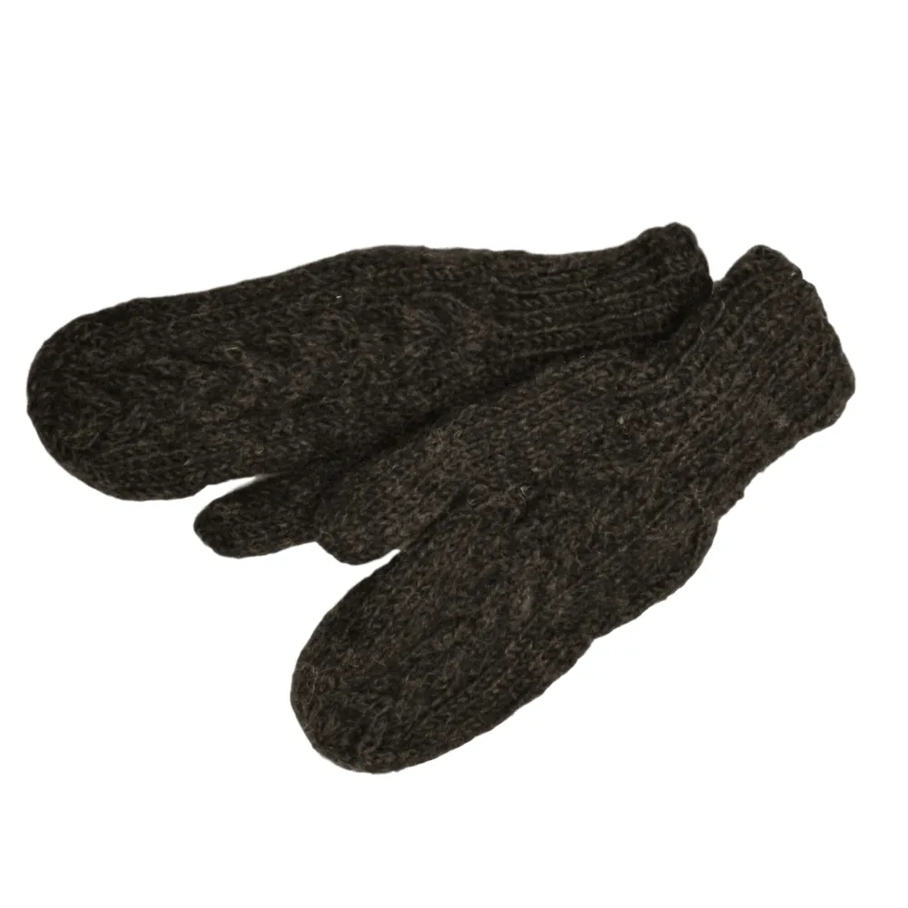 Lined Wool Mitts