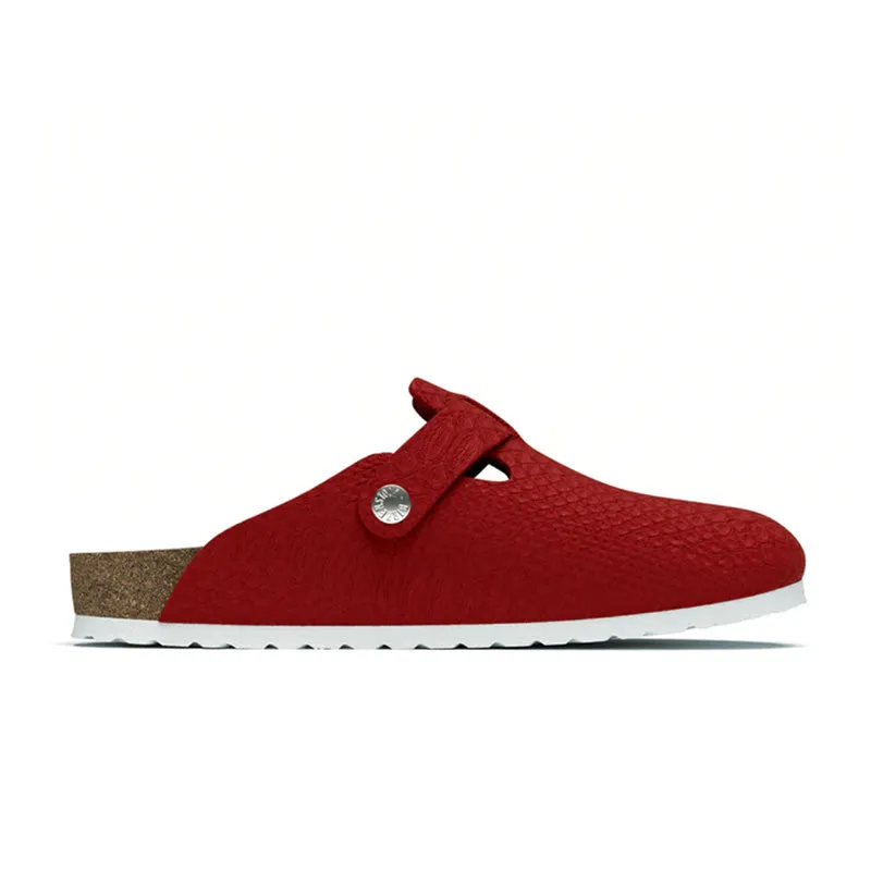 Luxe Red Boston Birkenstock