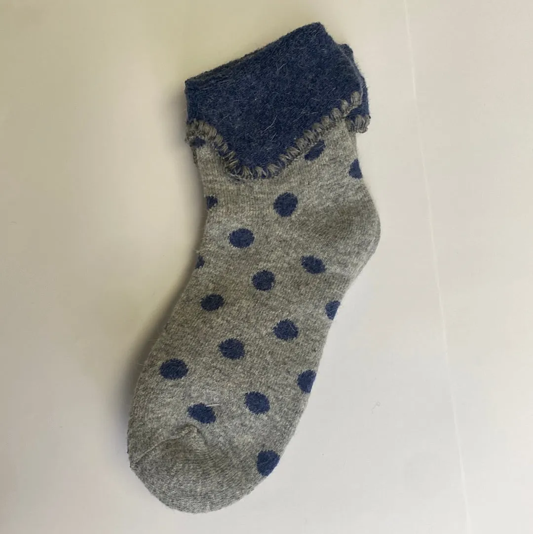 Luxurious Cuff Big Dot House Socks