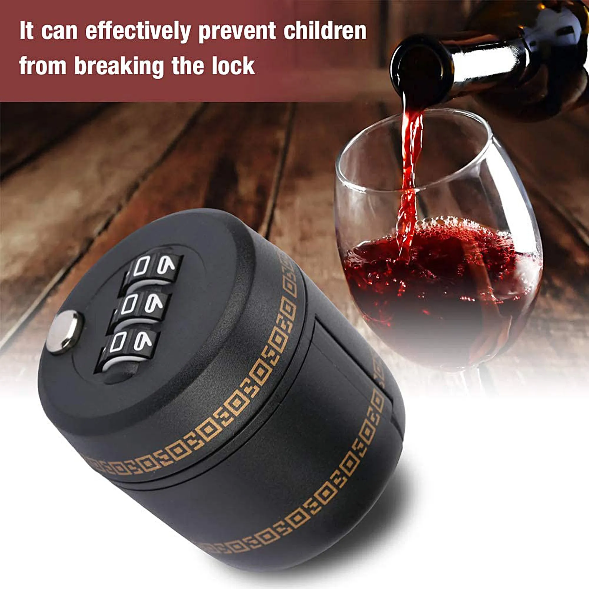 Milex Wine Bottle COMBINATION LOCK