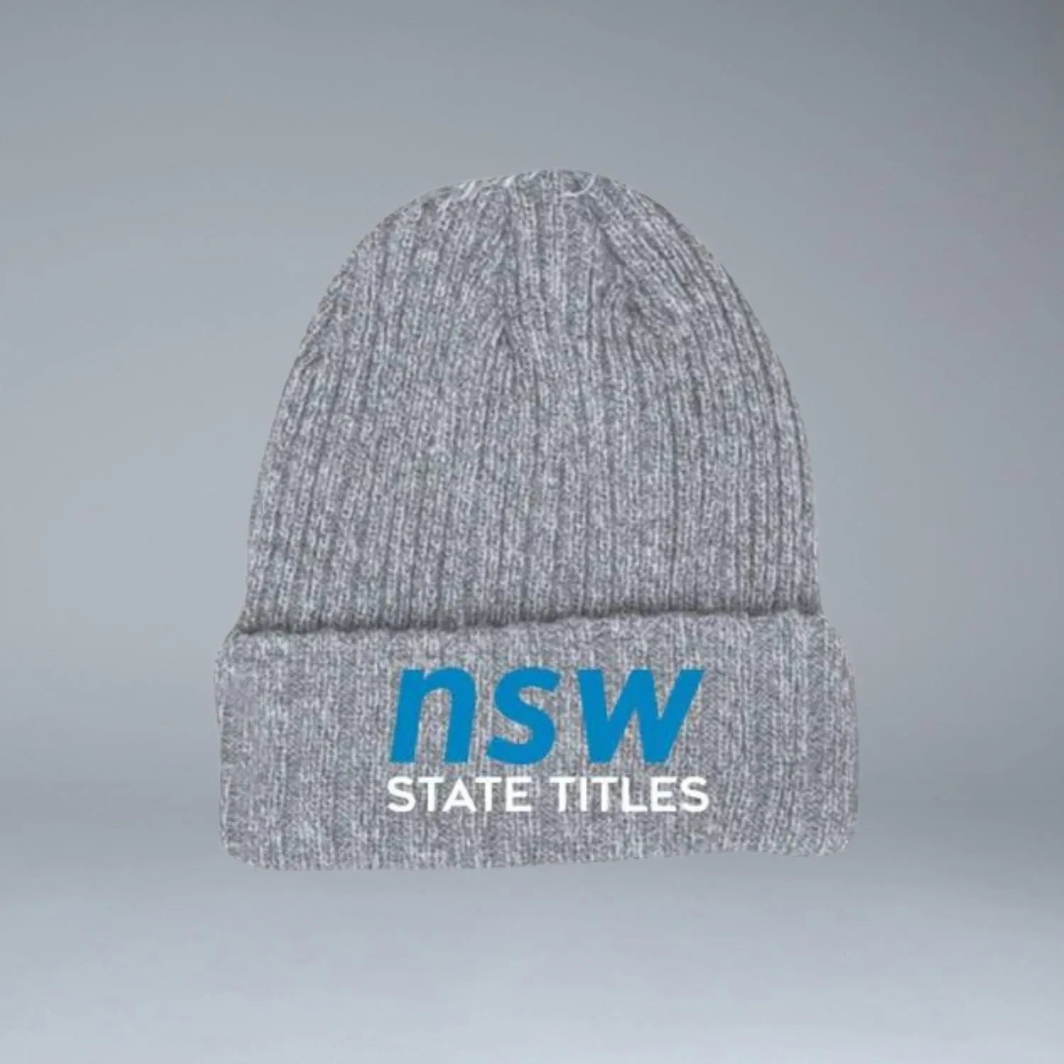 Netball NSW State Titles Grey Beanie