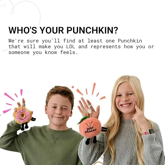 Punchkins Bites - I Donut Care Plush Clip