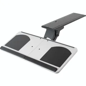 Silver Under Desk Keyboard Tray