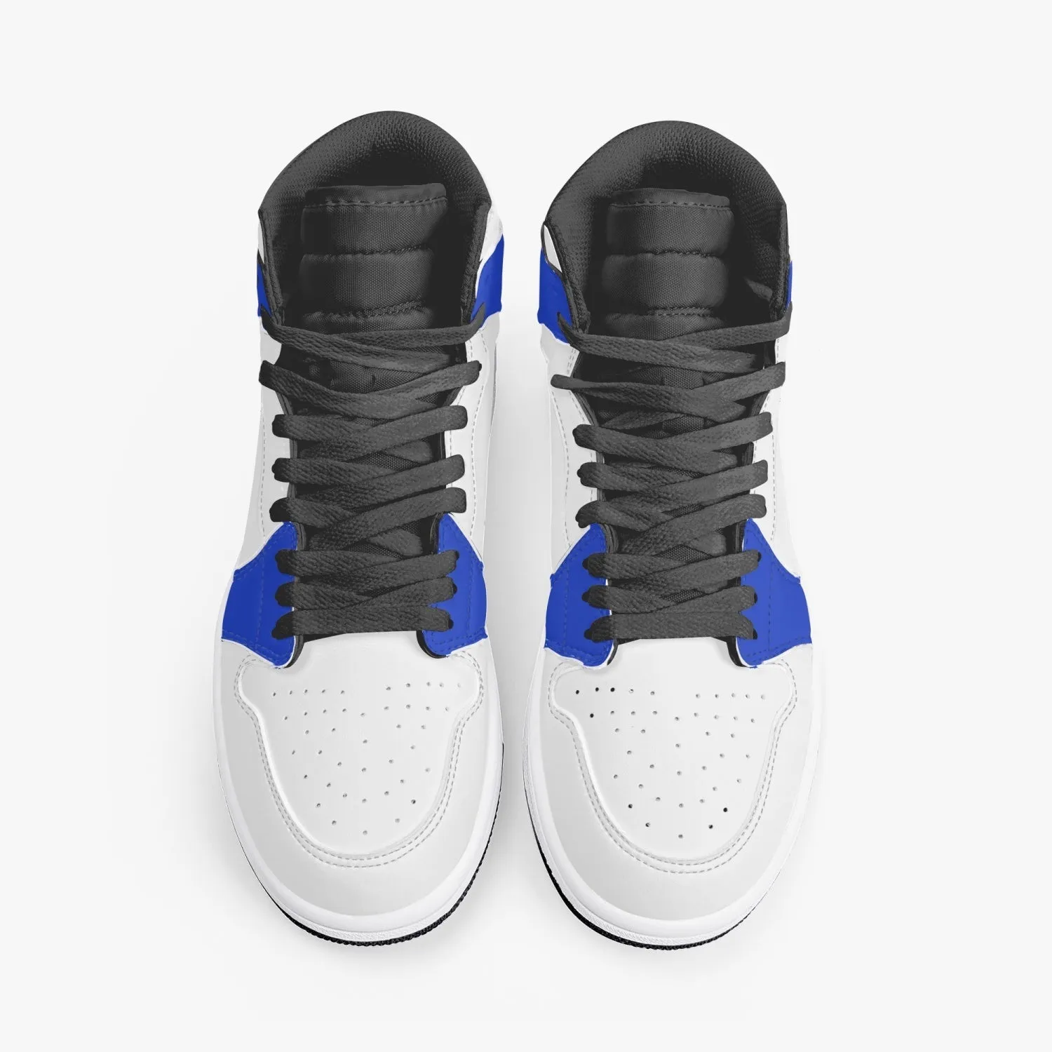 STEVE WILLING F2 MARCH version 3 High-Top Leather Sneakers - white/blue/carbon