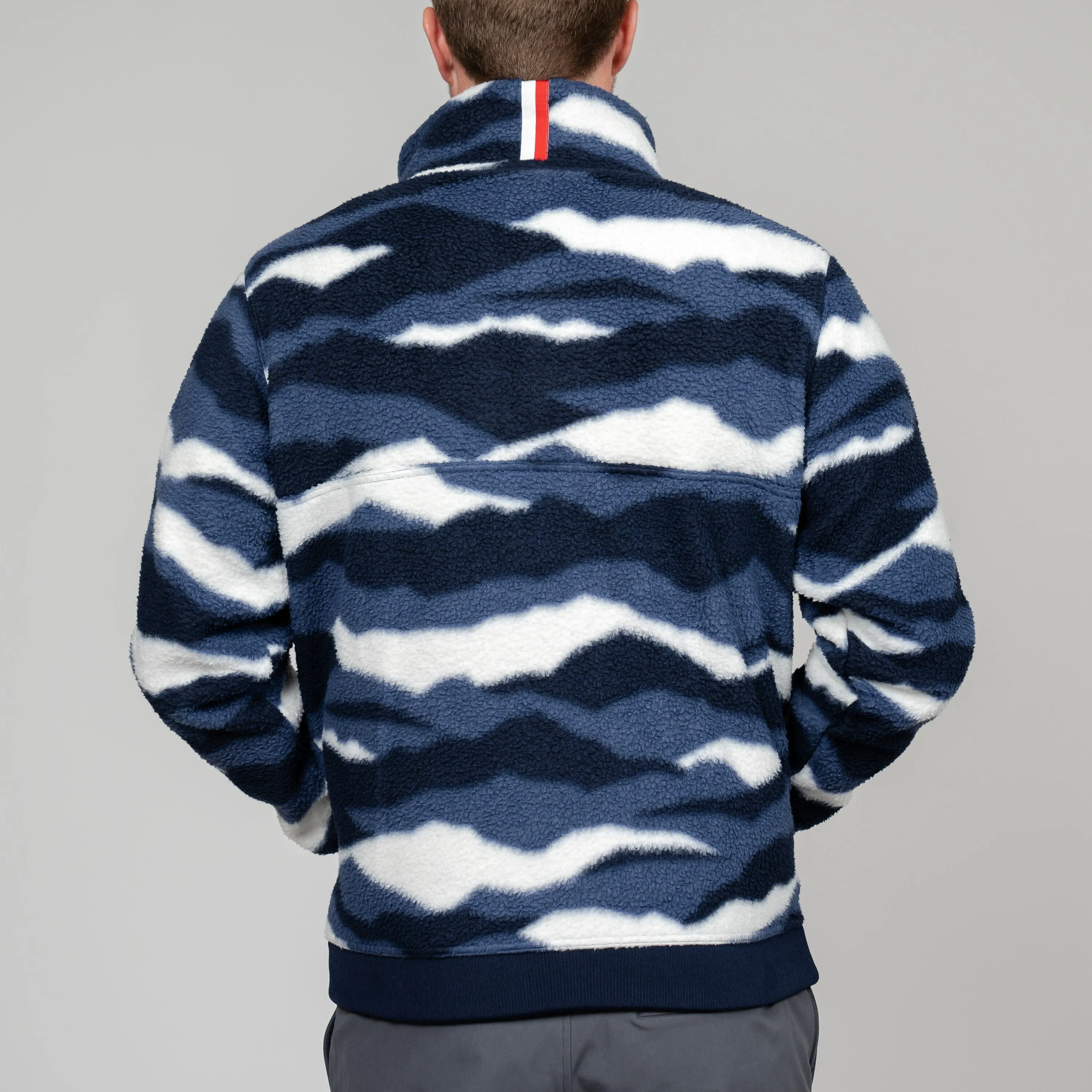 Summit Fleece Pullover | Placid - Fleet Navy/Slate Blue