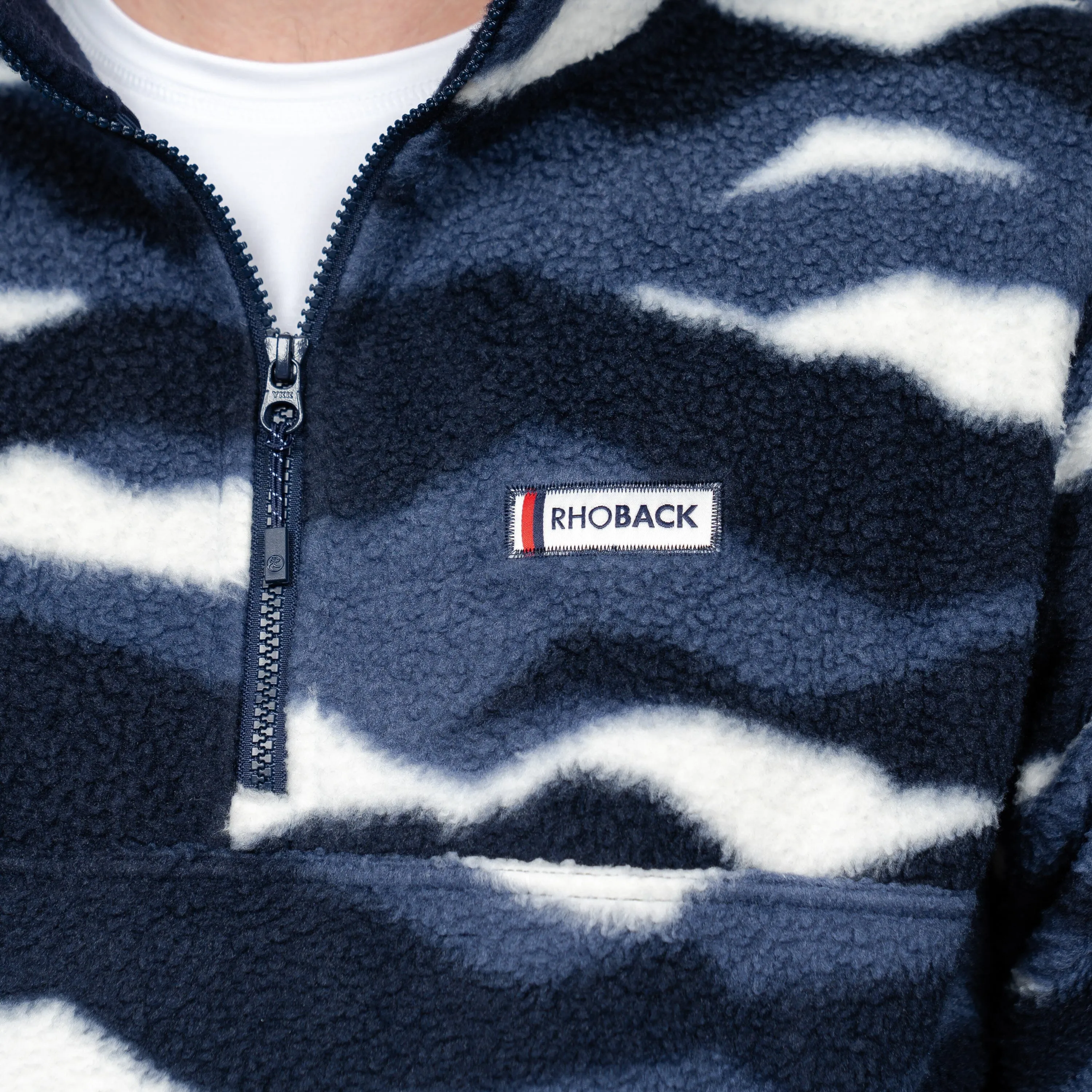 Summit Fleece Pullover | Placid - Fleet Navy/Slate Blue