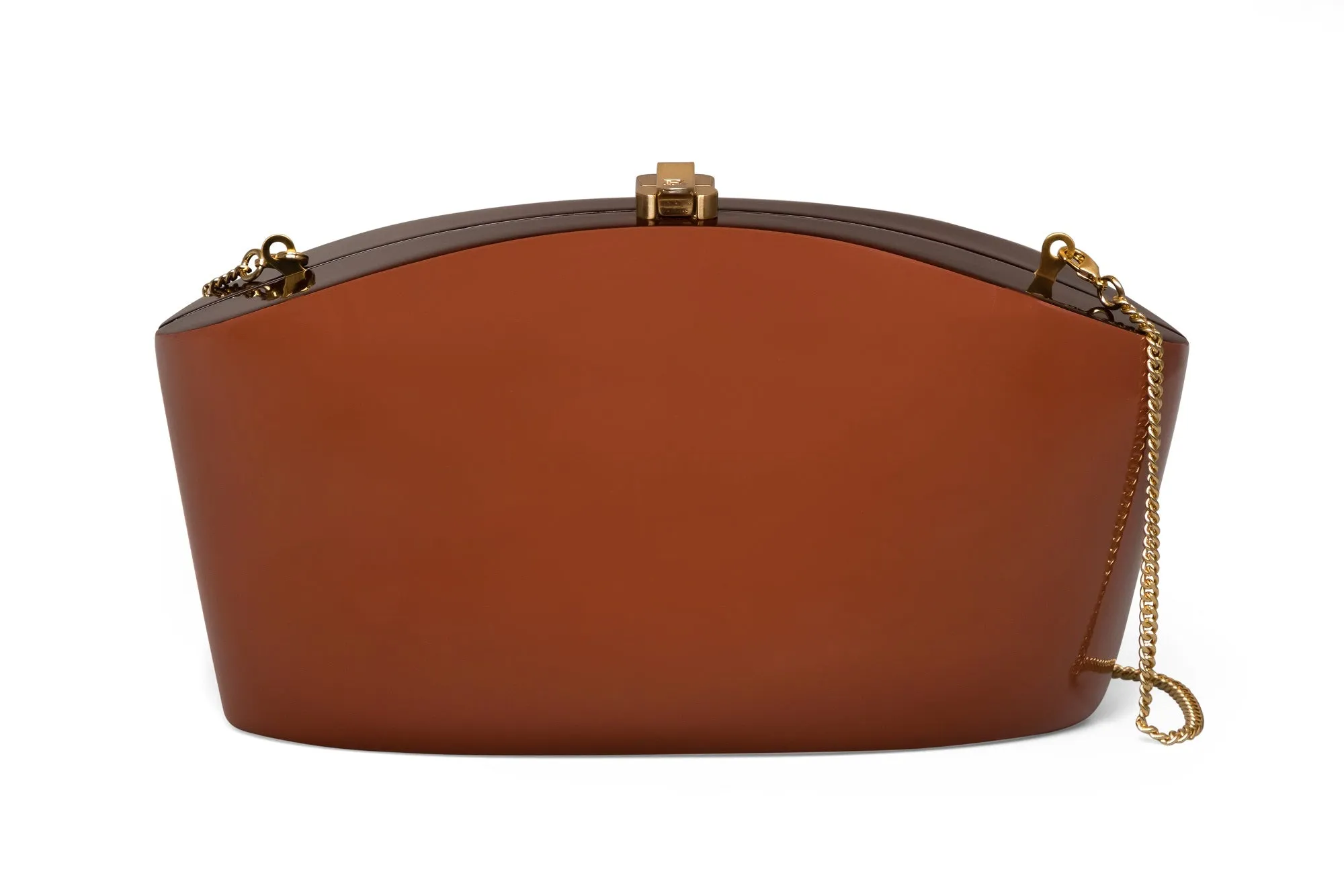 Twiggy Clutch Nutshell Brown