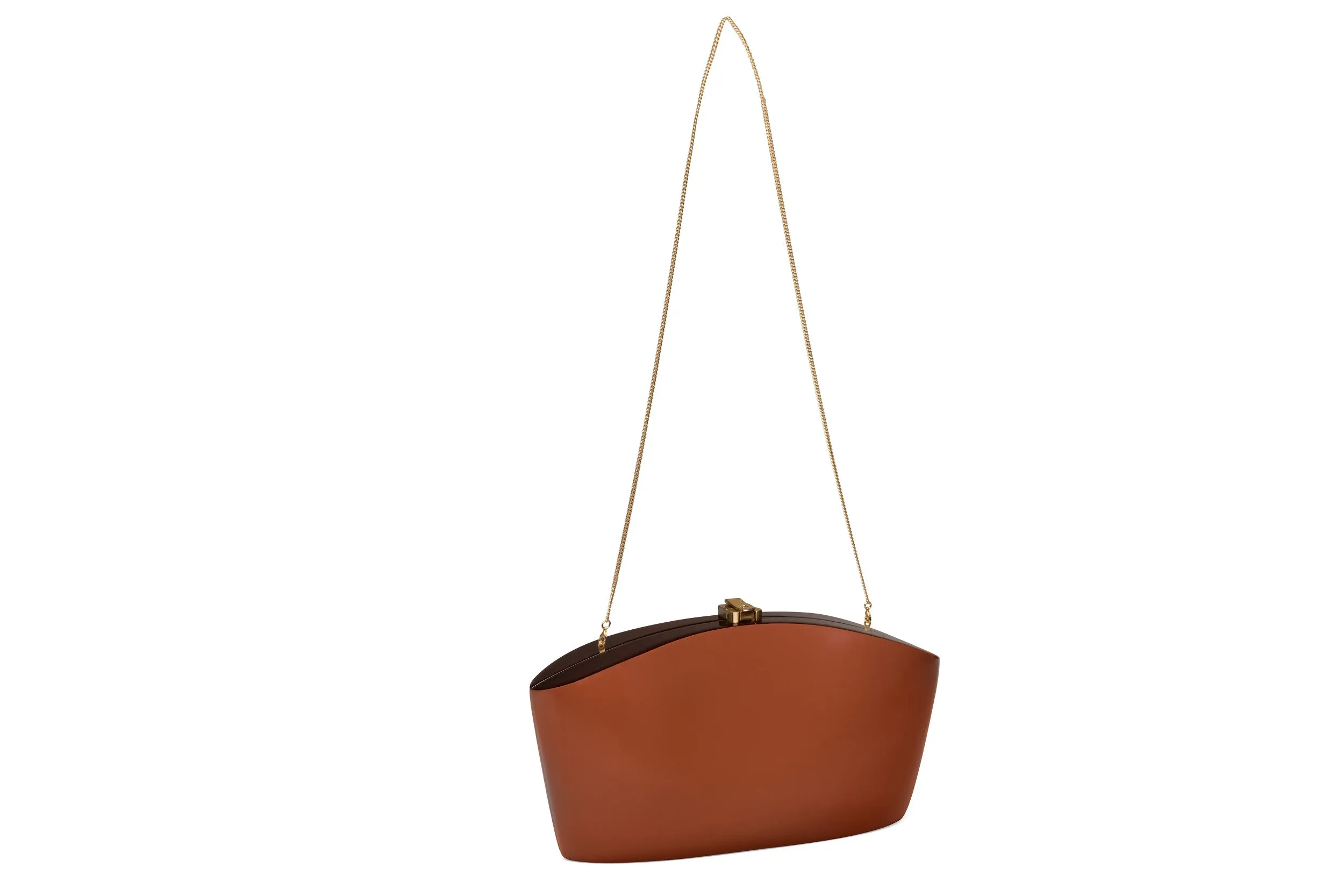 Twiggy Clutch Nutshell Brown