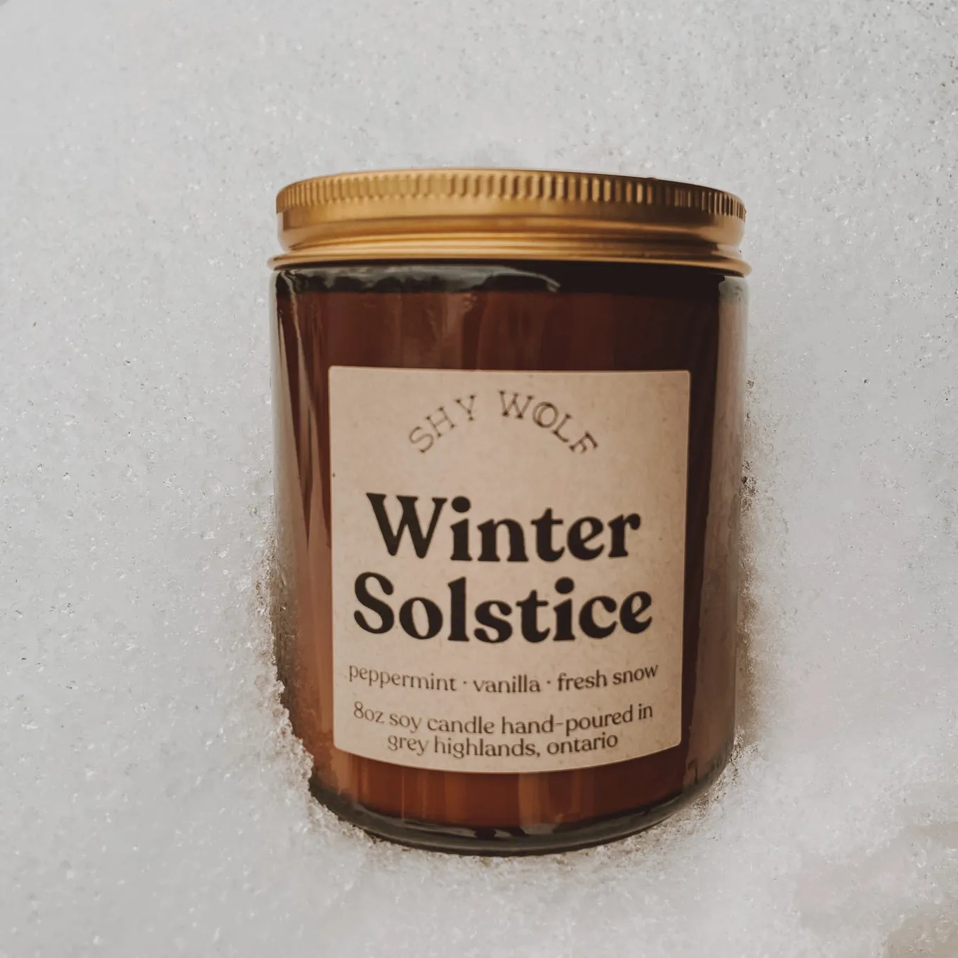 Winter Solstice Candle by Shy Wolf