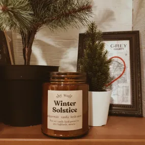 Winter Solstice Candle by Shy Wolf